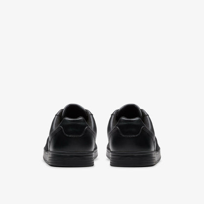 Clarks Disco Pace Youth Black Leather