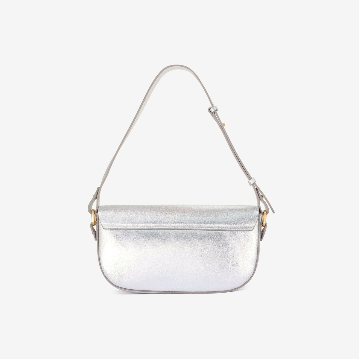 Clarks Baguette Dress Silver Leather