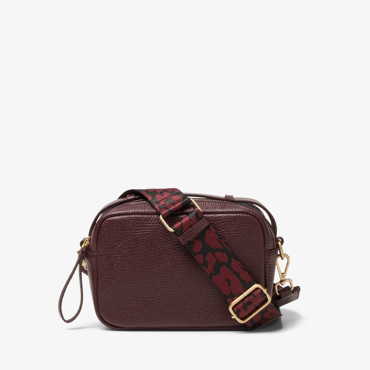 Clarks Camera Cross Burgundy Leather