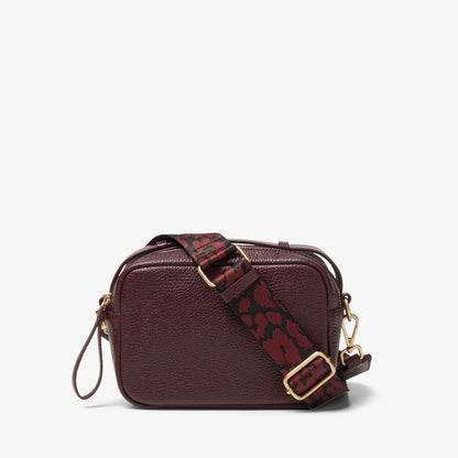 Clarks Camera Cross Burgundy Leather