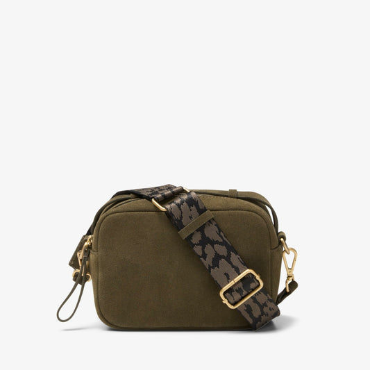 Clarks Camera Cross Olive Suede