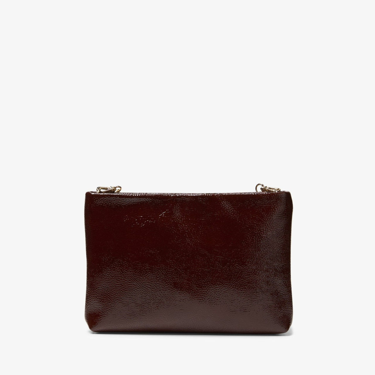 Clarks Dress Pouch Burgundy Patent