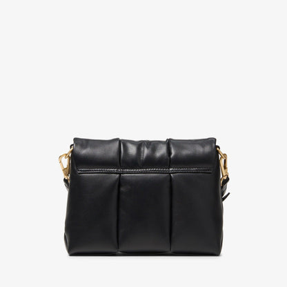 Clarks Puffy Crossbody Black Leather
