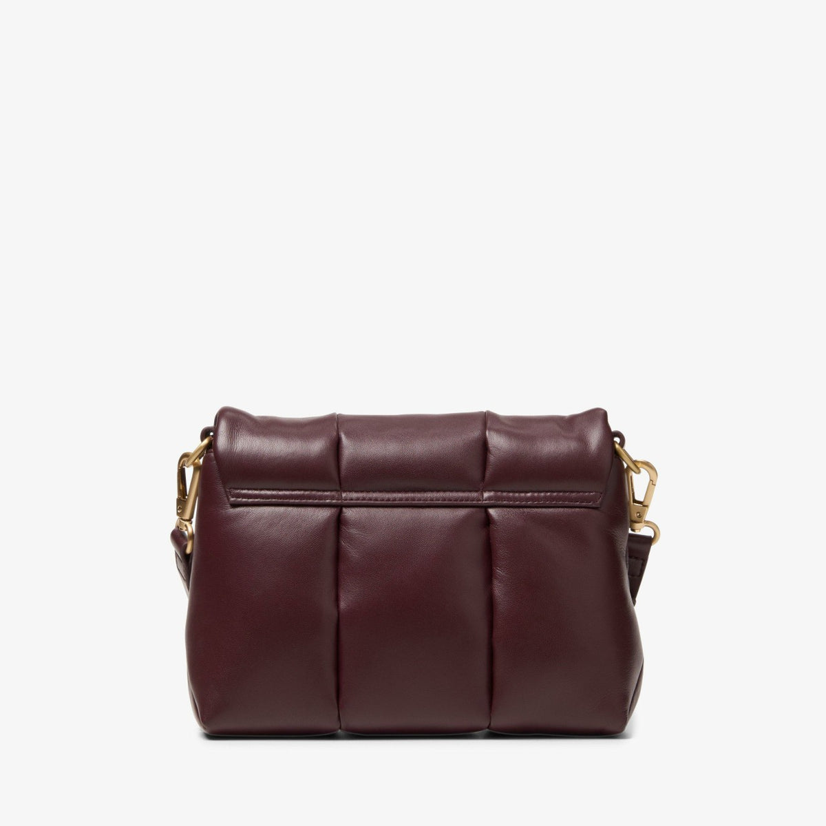 Clarks Puffy Crossbody Burgundy Leather