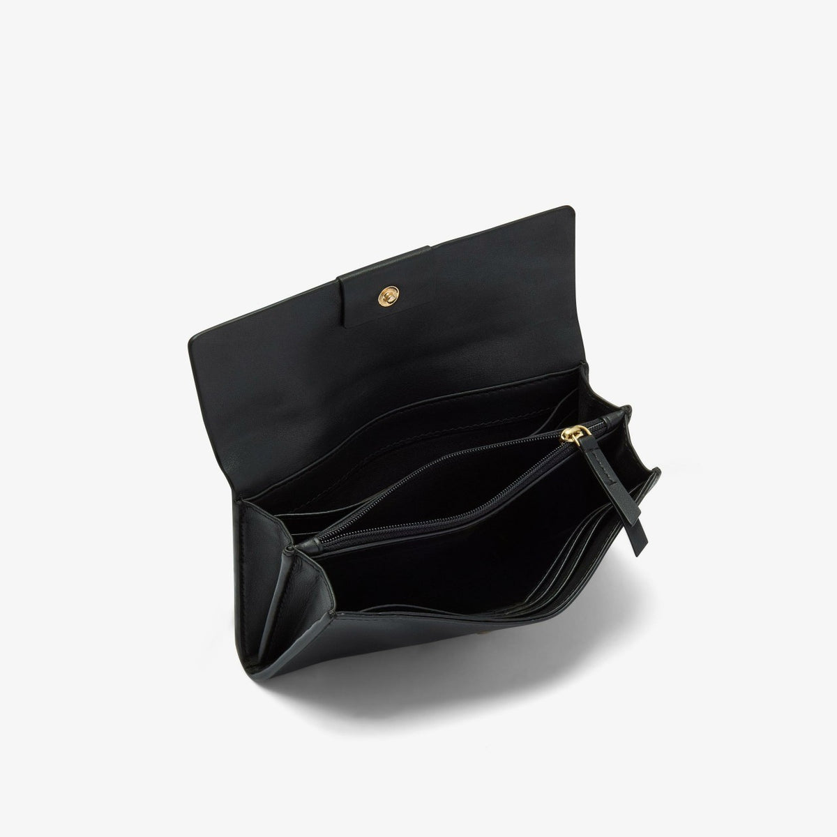 Clarks Dress Purse Black Leather