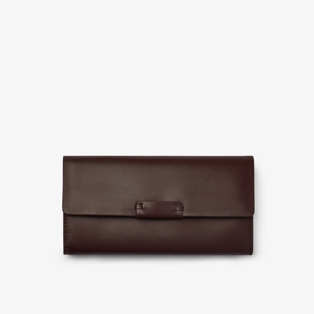 Clarks Dress Purse Burgundy Leather