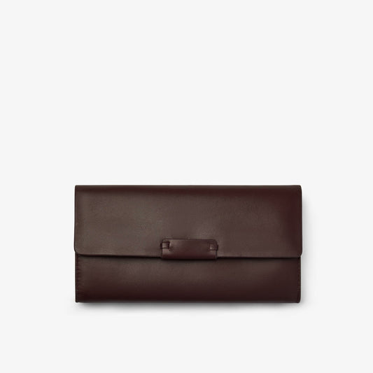 Clarks Dress Purse Burgundy Leather
