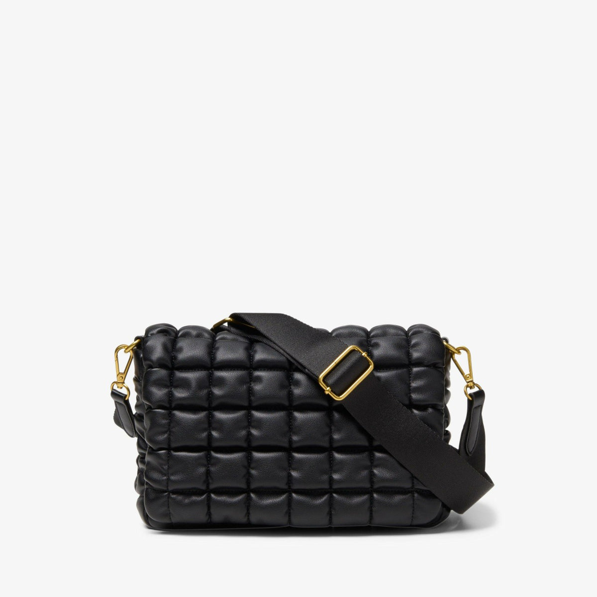 Clarks Quilted Cross Black