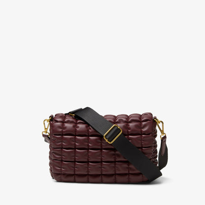 Clarks Quilted Cross Burgundy
