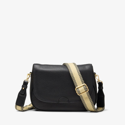 Clarks Utility Saddle Black Leather