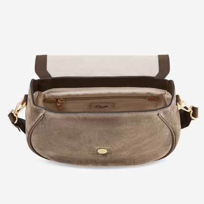 Clarks Utility Saddle Olive Suede