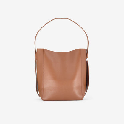 Clarks Bucket Tote Tan Leather
