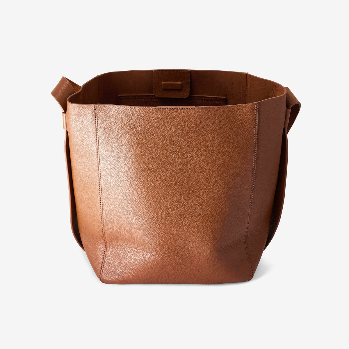 Clarks Bucket Tote Tan Leather