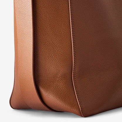 Clarks Bucket Tote Tan Leather