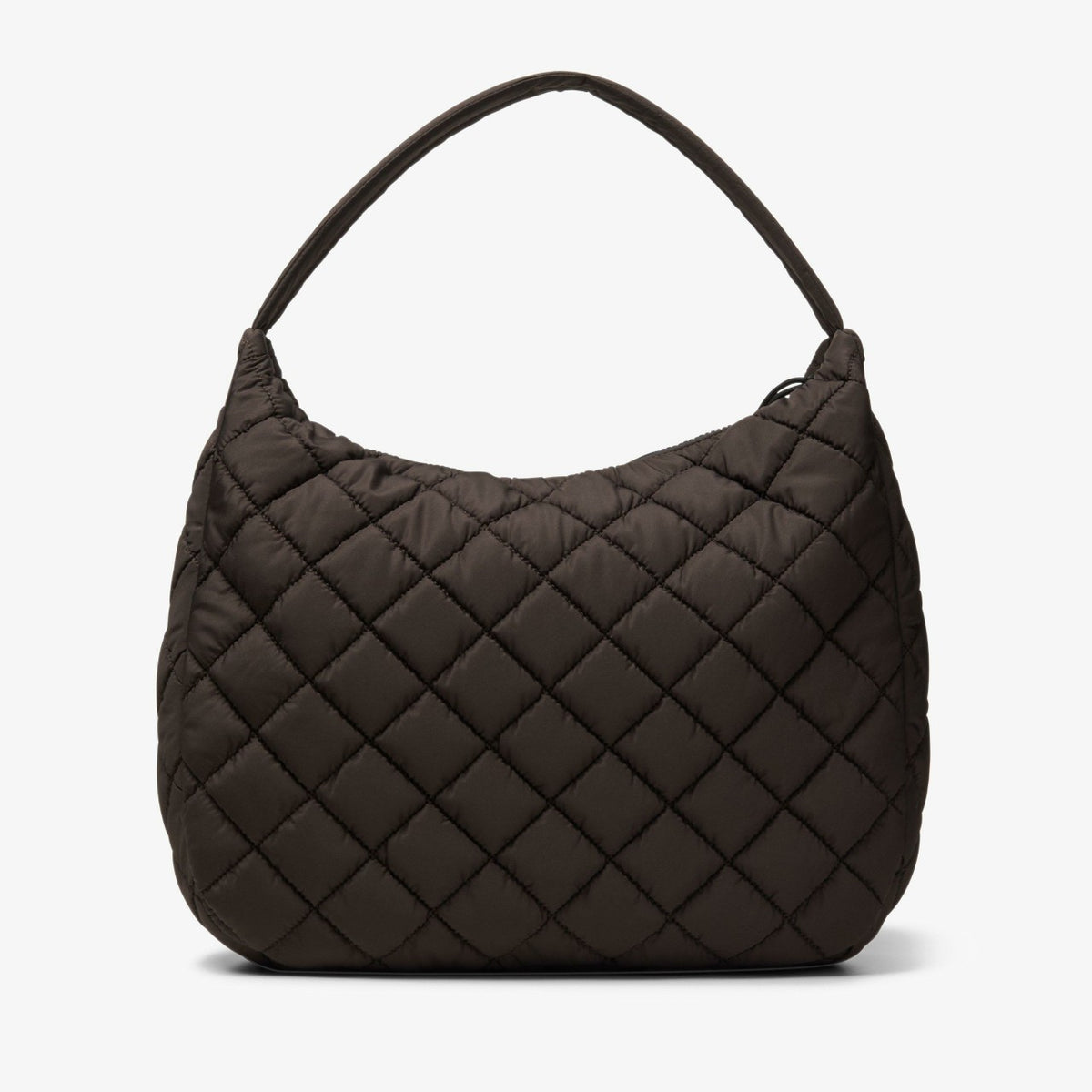 Clarks Quilted Tote Dark Brown