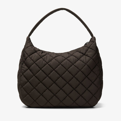 Clarks Quilted Tote Dark Brown