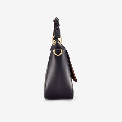 Clarks Twist Midi Black Leather