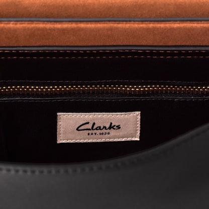 Clarks Twist Midi Black Leather
