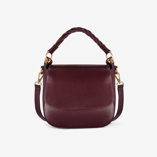 Clarks Twist Midi Burgundy Leather