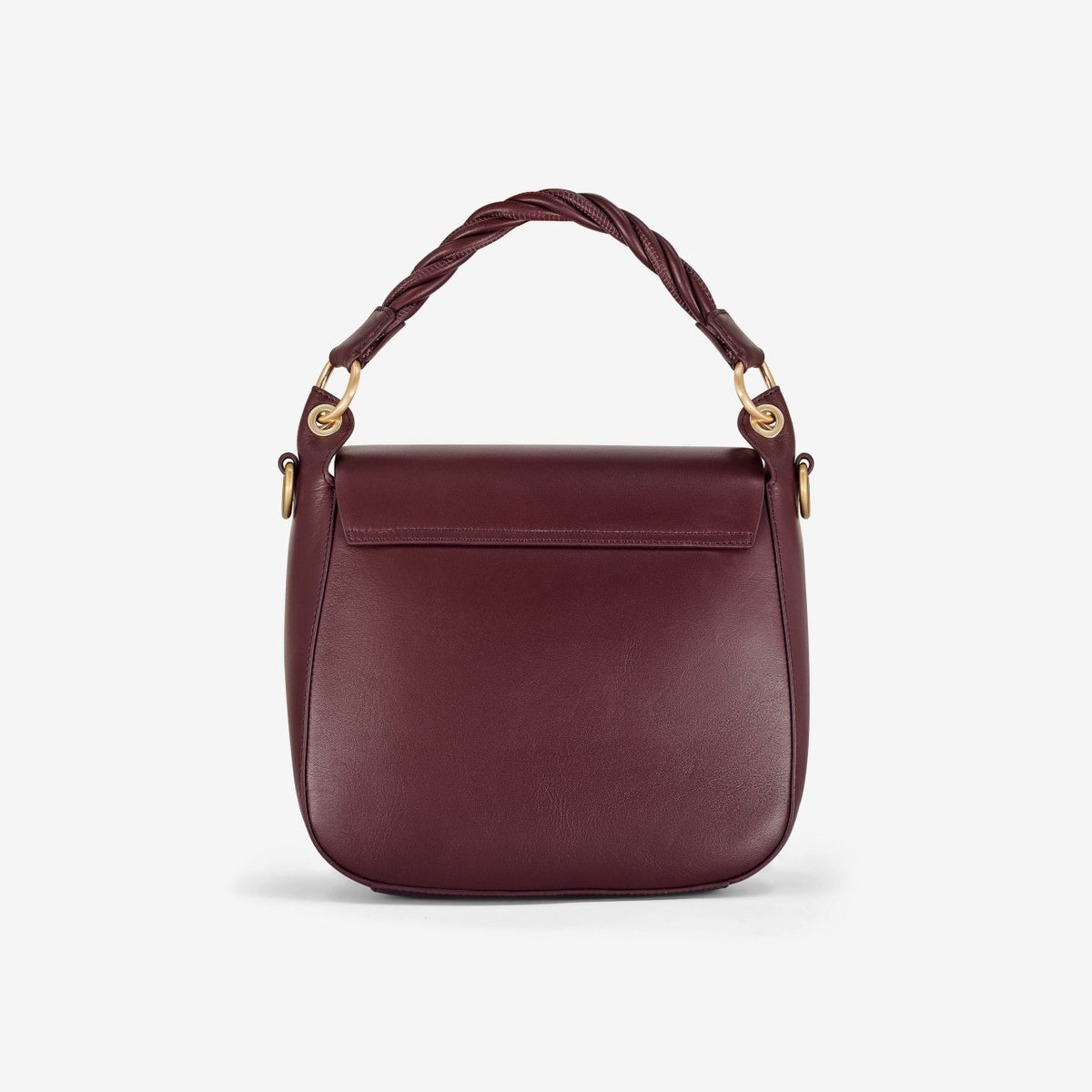 Clarks Twist Midi Burgundy Leather