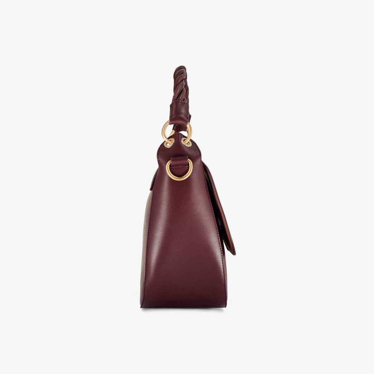Clarks Twist Midi Burgundy Leather