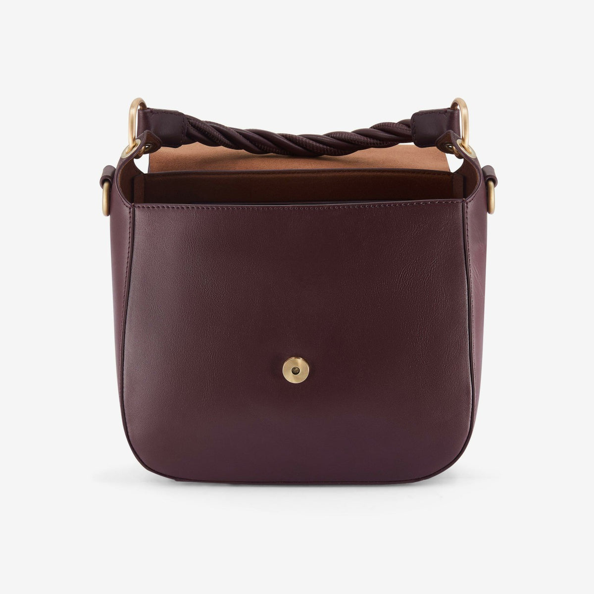 Clarks Twist Midi Burgundy Leather