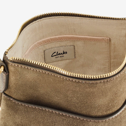 Clarks Willow Cross Olive Suede