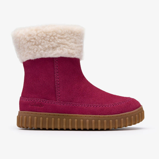 Clarks Cove Snug Toddler Berry Suede
