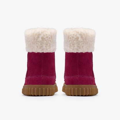 Clarks Cove Snug Toddler Berry Suede