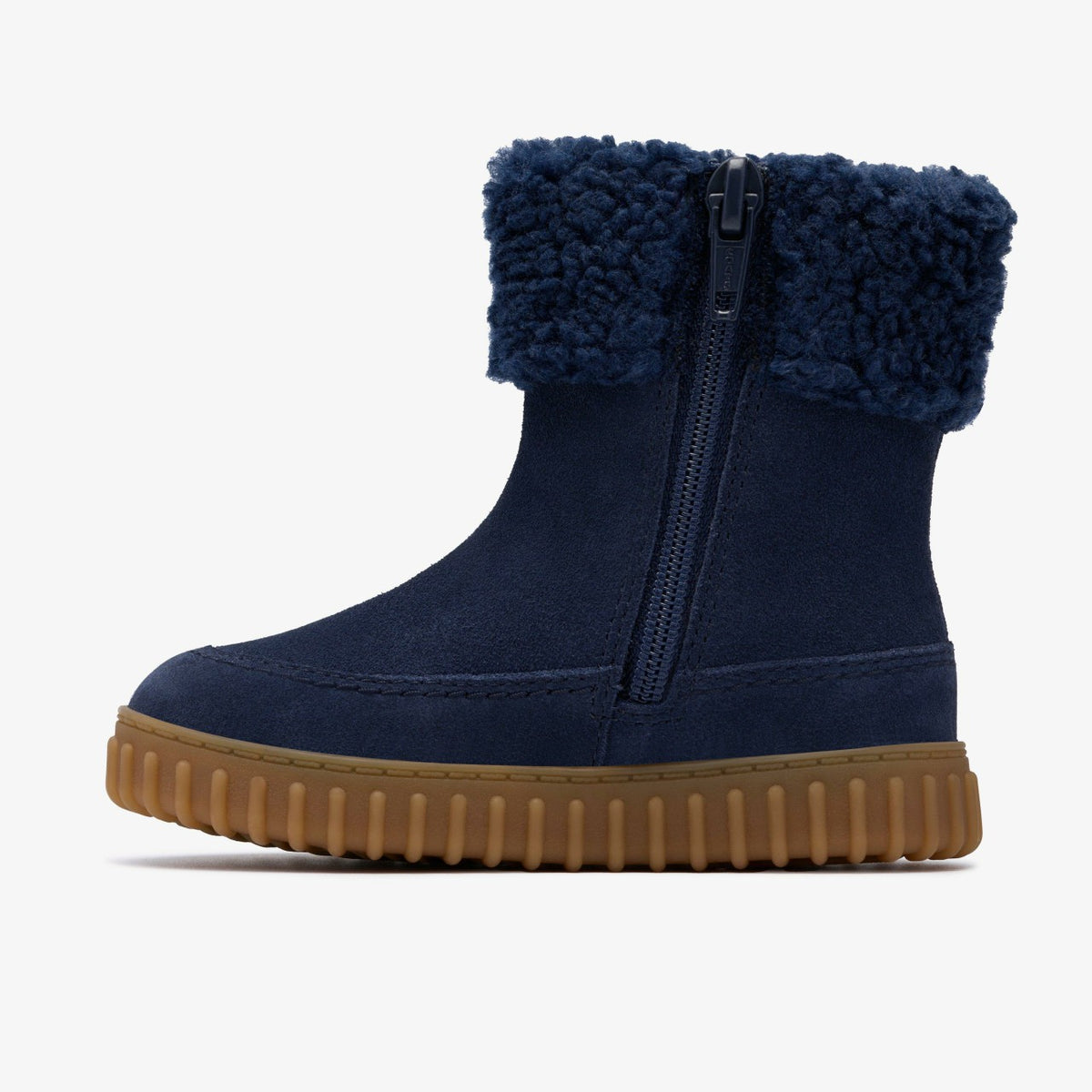 Clarks Cove Snug Toddler Navy Suede