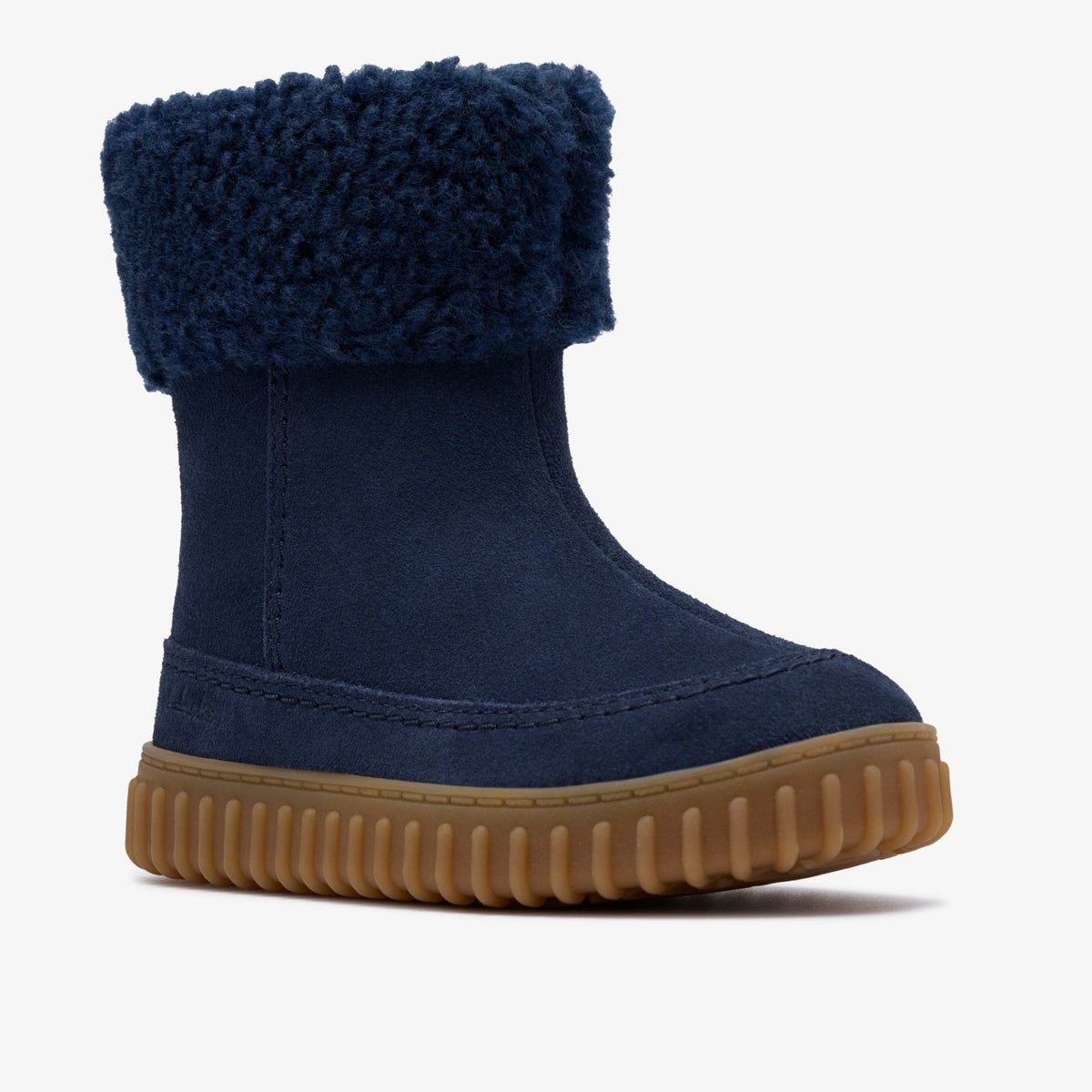 Clarks Cove Snug Toddler Navy Suede