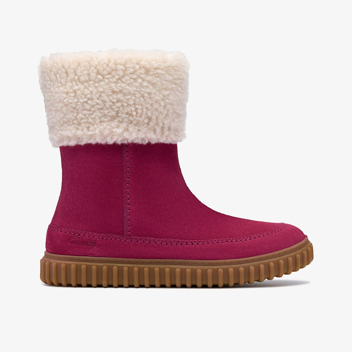 Clarks Cove Snug Kid Berry Suede