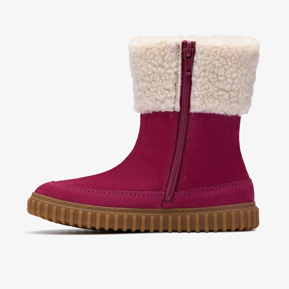 Clarks Cove Snug Kid Berry Suede