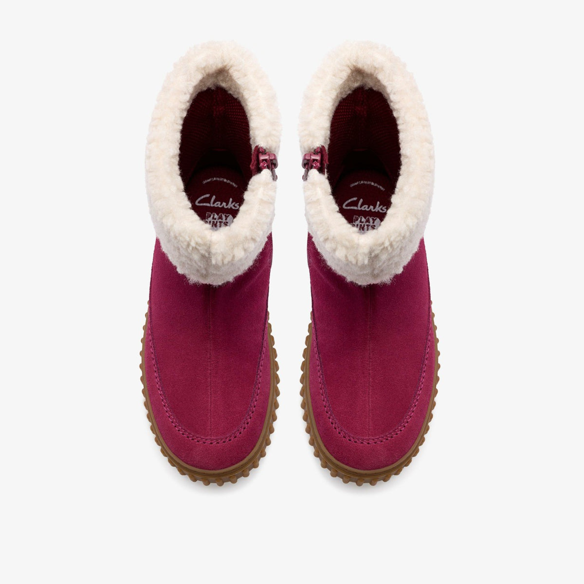 Clarks Cove Snug Kid Berry Suede