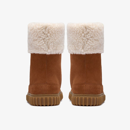 Clarks Cove Snug Kid Tan Suede