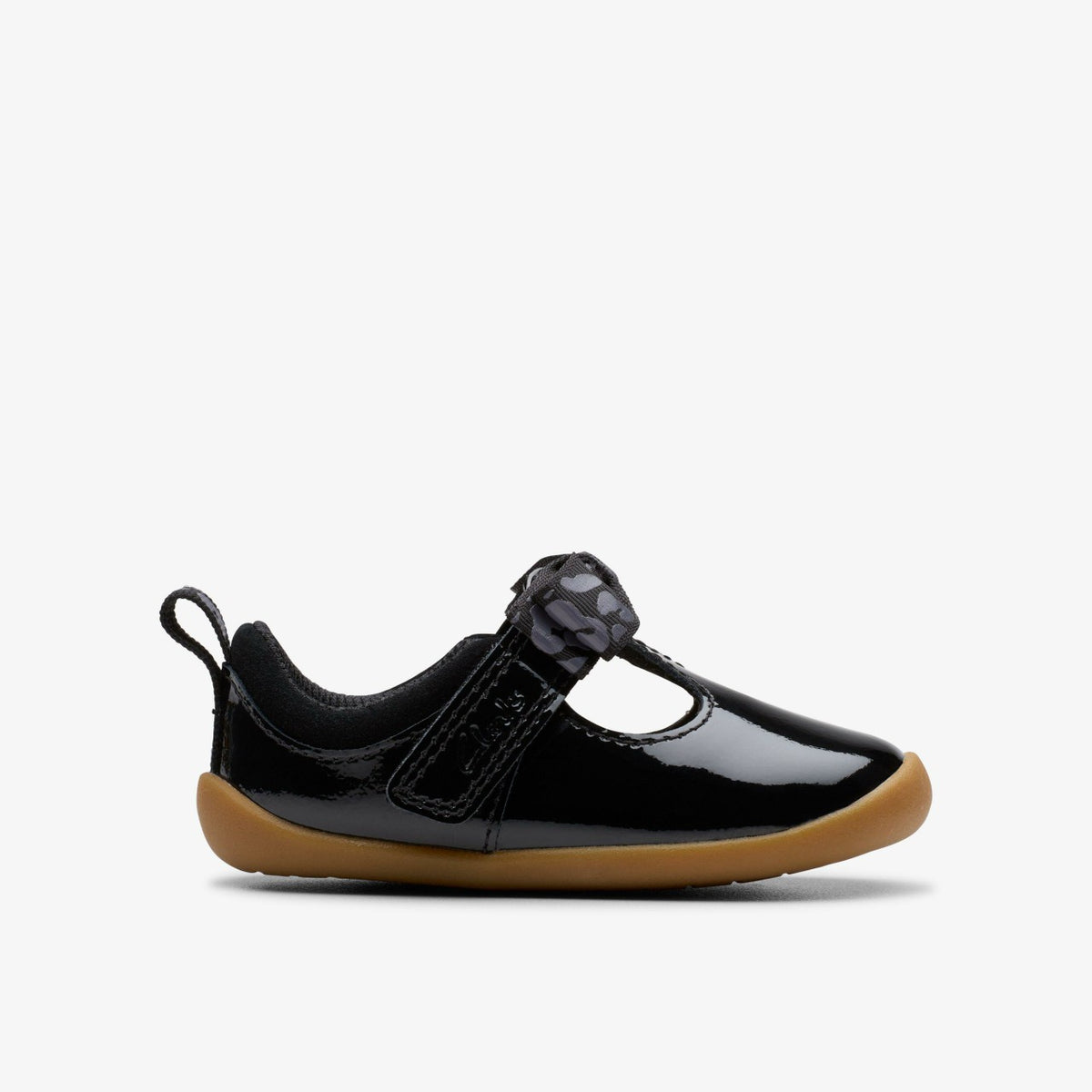 Clarks Roamer Trim Toddler Black Patent