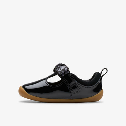Clarks Roamer Trim Toddler Black Patent