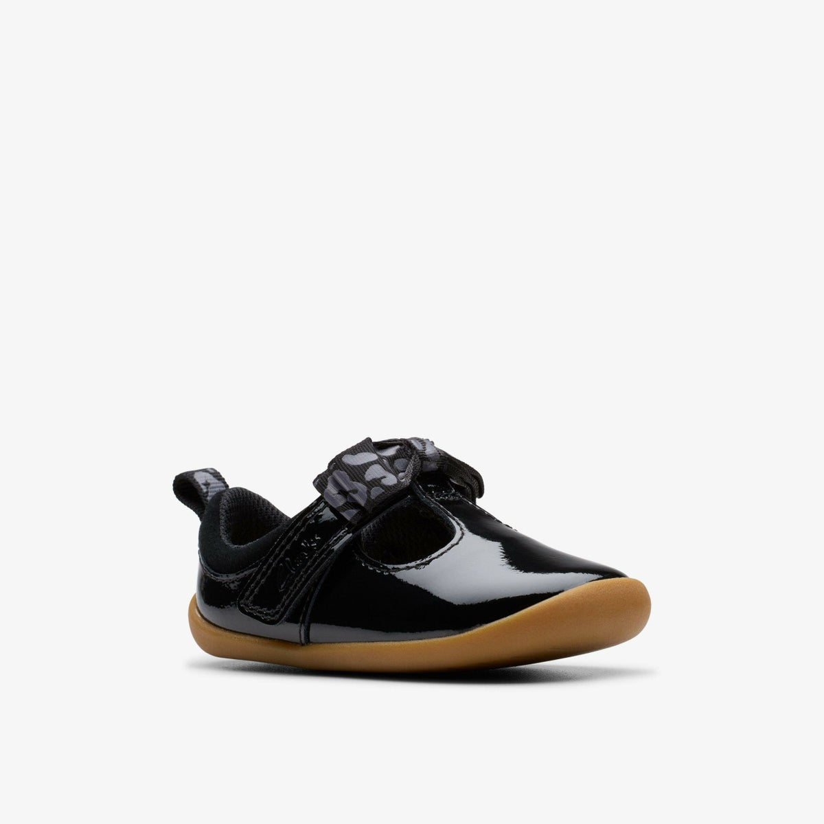 Clarks Roamer Trim Toddler Black Patent