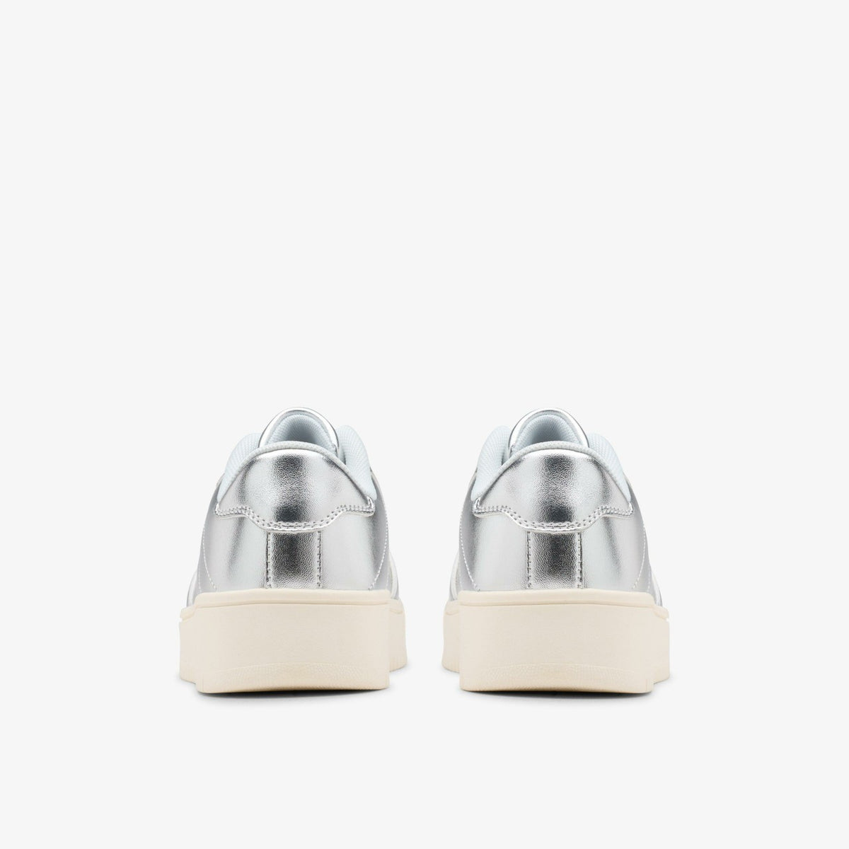 Clarks Barley Step Youth Silver Metallic