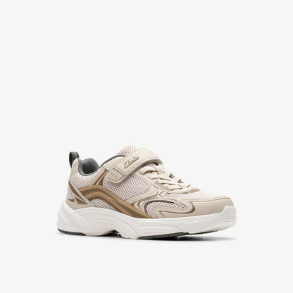 Clarks Crafton Move Kid Beige Combination