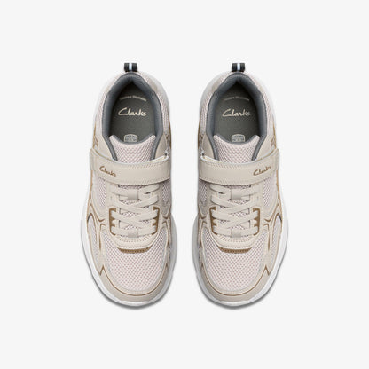 Clarks Crafton Move Kid Beige Combination