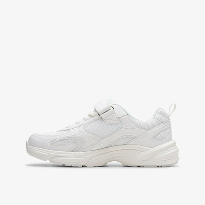 Clarks Crafton Move Kid White/White
