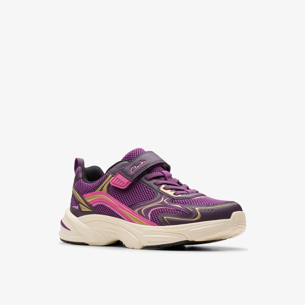 Clarks Crafton Move Kid Purple Combination