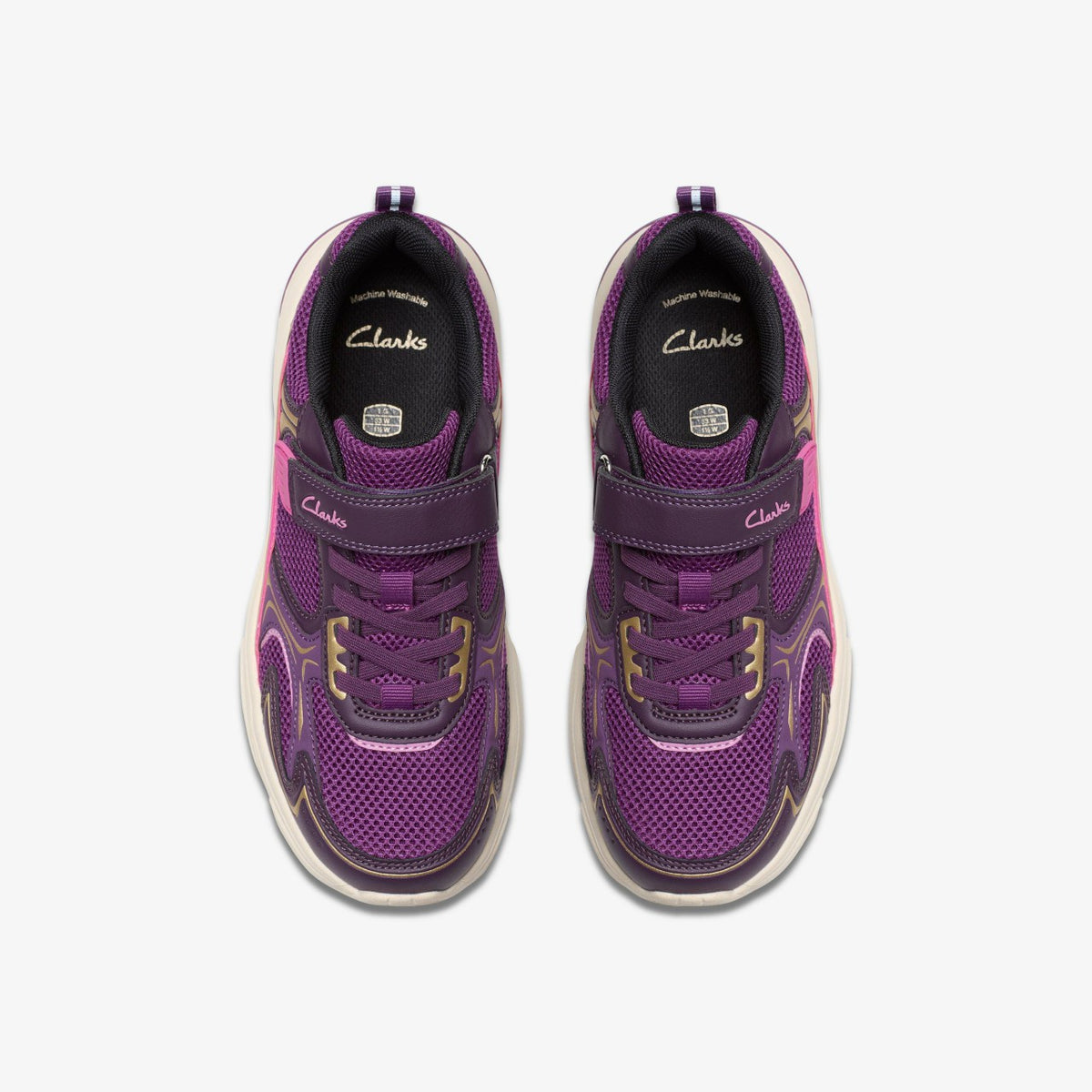 Clarks Crafton Move Kid Purple Combination