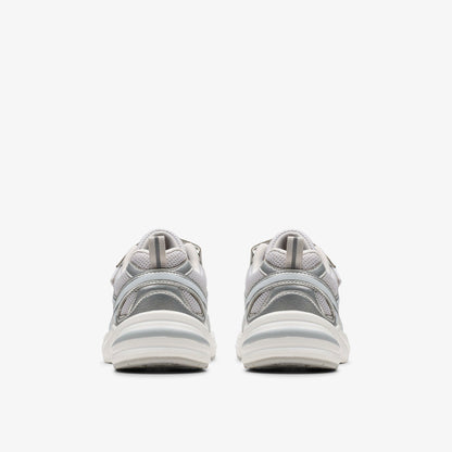 Clarks Crafton Move Kid Silver Metallic