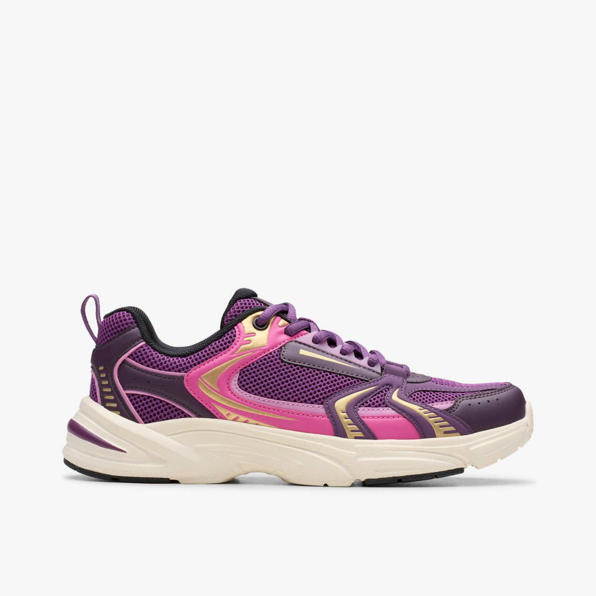 Clarks Crafton Move Youth Purple Combination