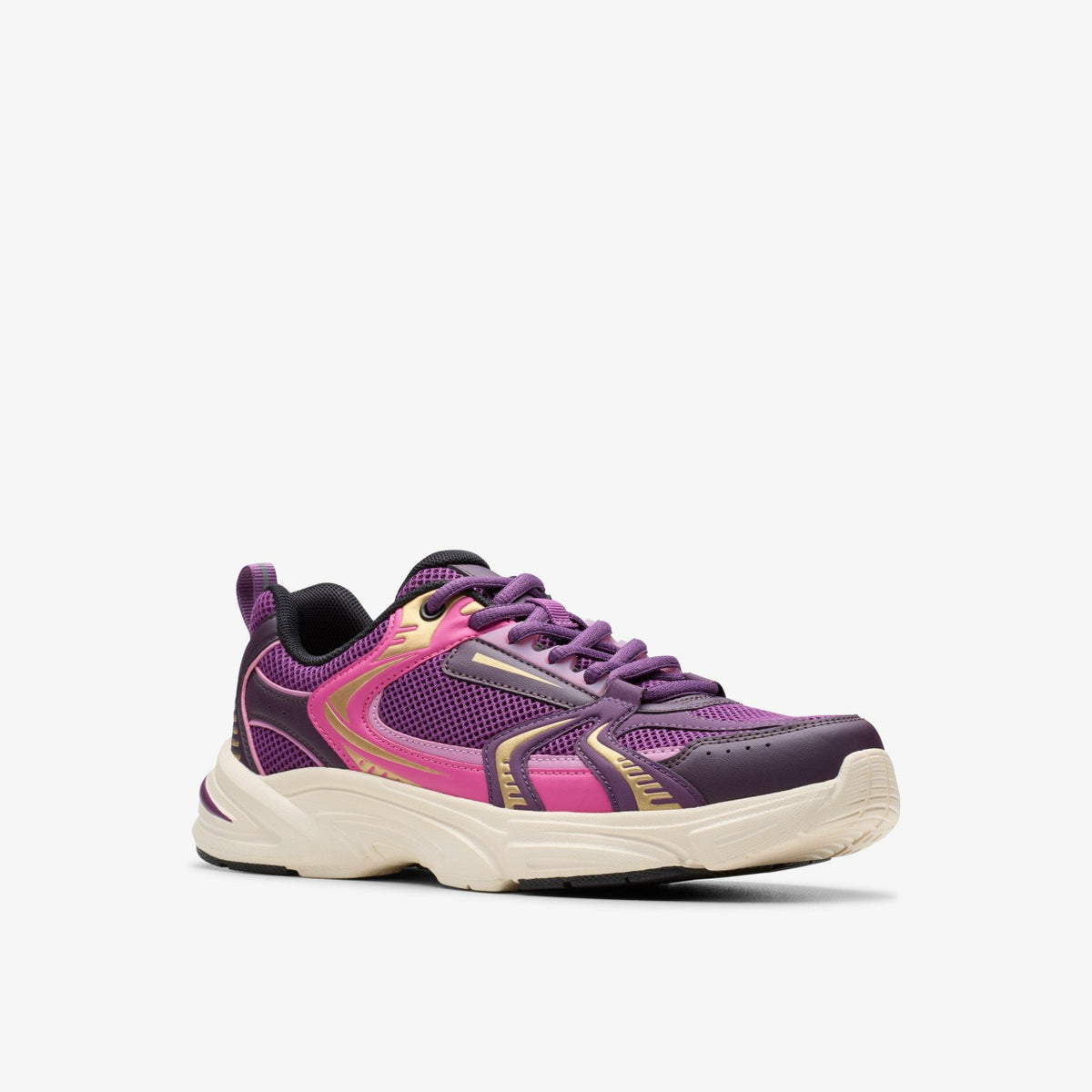 Clarks Crafton Move Youth Purple Combination