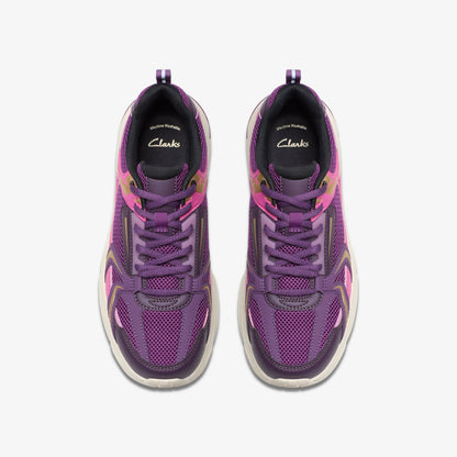 Clarks Crafton Move Youth Purple Combination