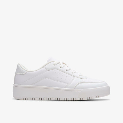 Clarks Barley Step Youth White/White
