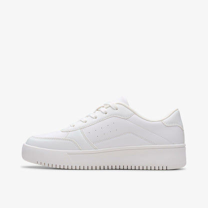 Clarks Barley Step Youth White/White
